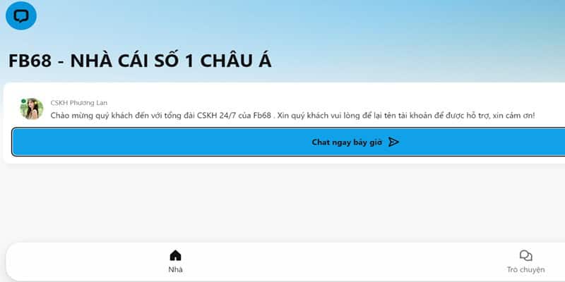 Liên hệ support FB68 - Chuyên nghiệp, uy tín và chất lượng