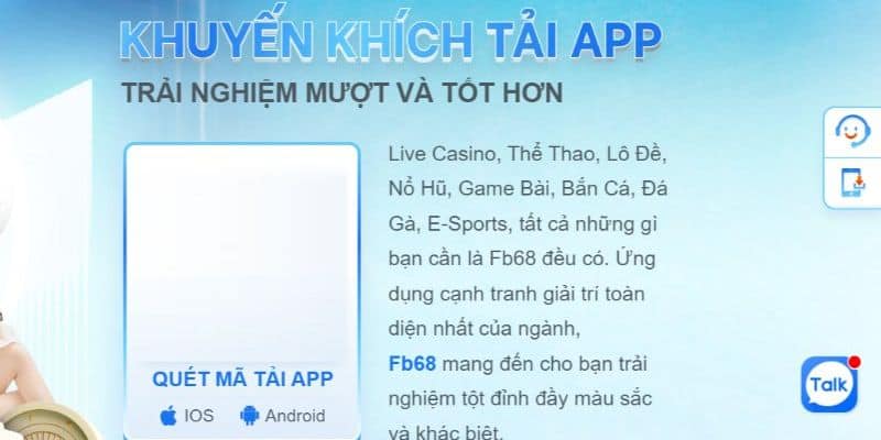 Tải App FB68 - Trải Nghiệm Không Gian Giải Trí Hiện Đại